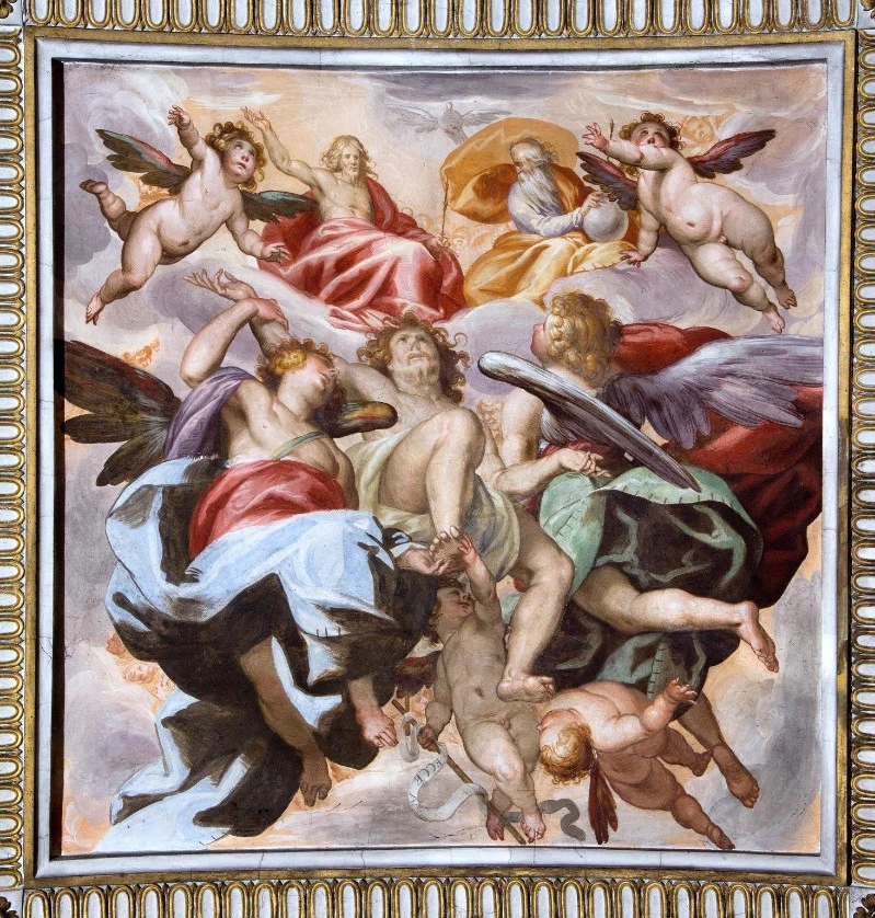 Gian Giacomo Barbelli - Apoteosi di san Giovanni, Crema